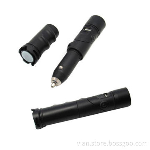 1,400mAh Car Chargers with Torch Function, 5V DC/500mA Output Voltage/CurrencyNew